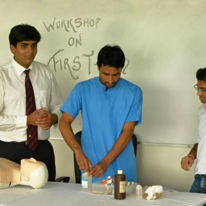 First aid training
